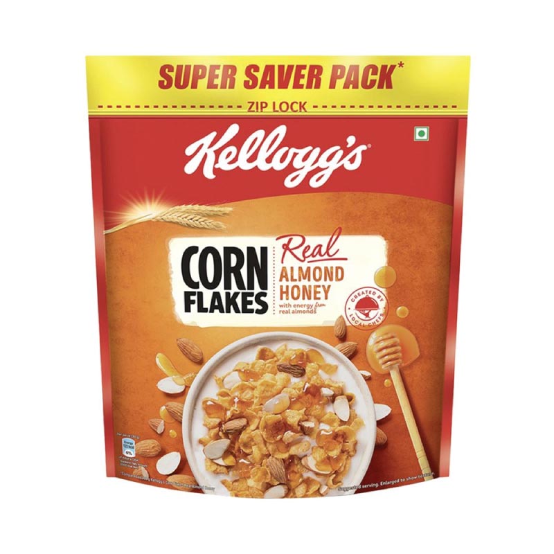 Kellogg's Corn Flakes Real Almond Honey Cereal